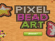 Pixel bead art
